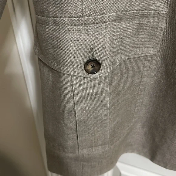 Brooks Brothers Tan Linen 48L (Long) Blazer Sportcoat - Picture 4 of 9